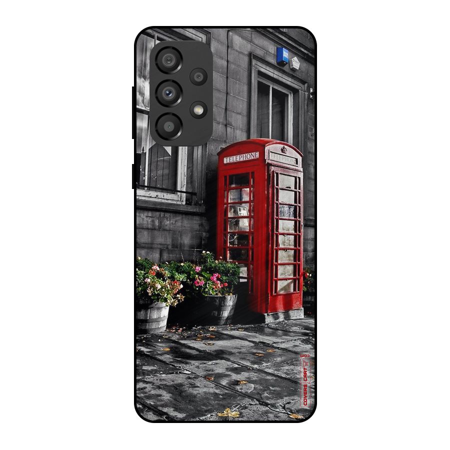 Flower And Booth Metal Back Case for Galaxy A33 5G