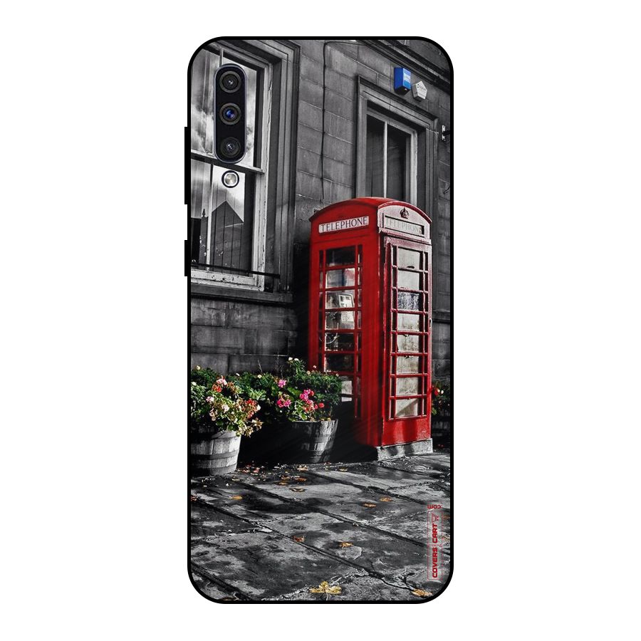 Flower And Booth Metal Back Case for Galaxy A50