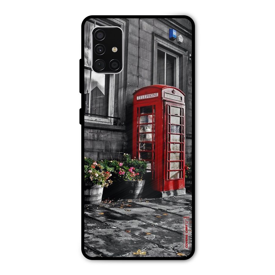 Flower And Booth Metal Back Case for Galaxy A51
