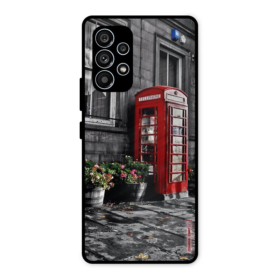 Flower And Booth Metal Back Case for Galaxy A53 5G
