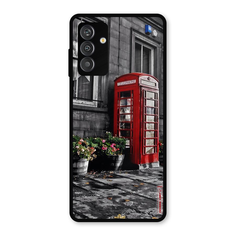Flower And Booth Metal Back Case for Galaxy F13
