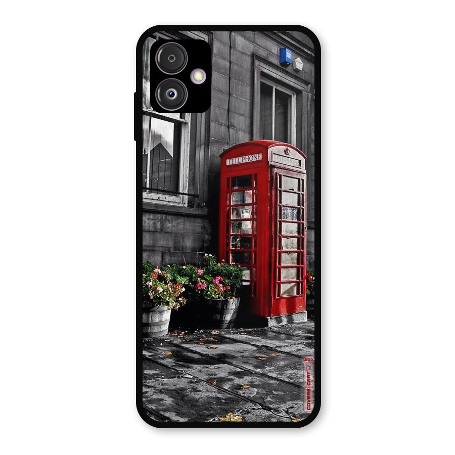 Flower And Booth Metal Back Case for Galaxy F14