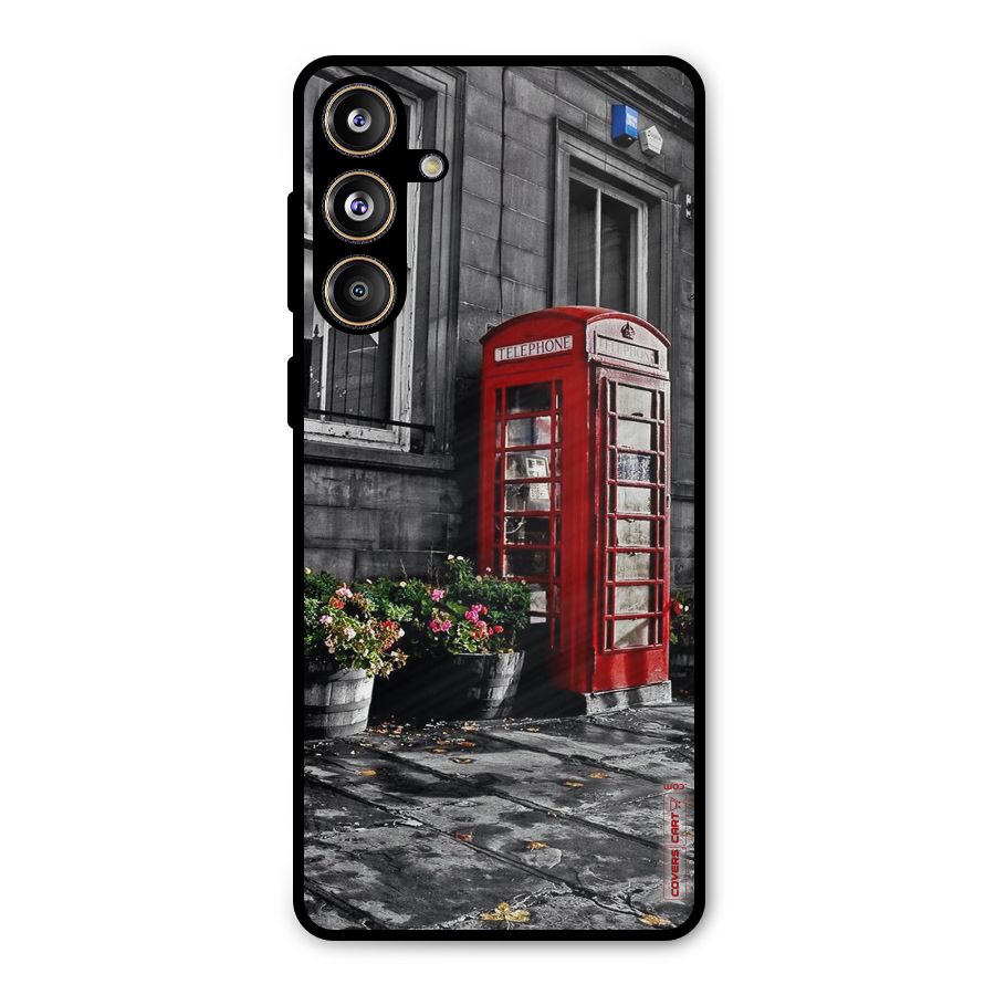 Flower And Booth Metal Back Case for Galaxy F55