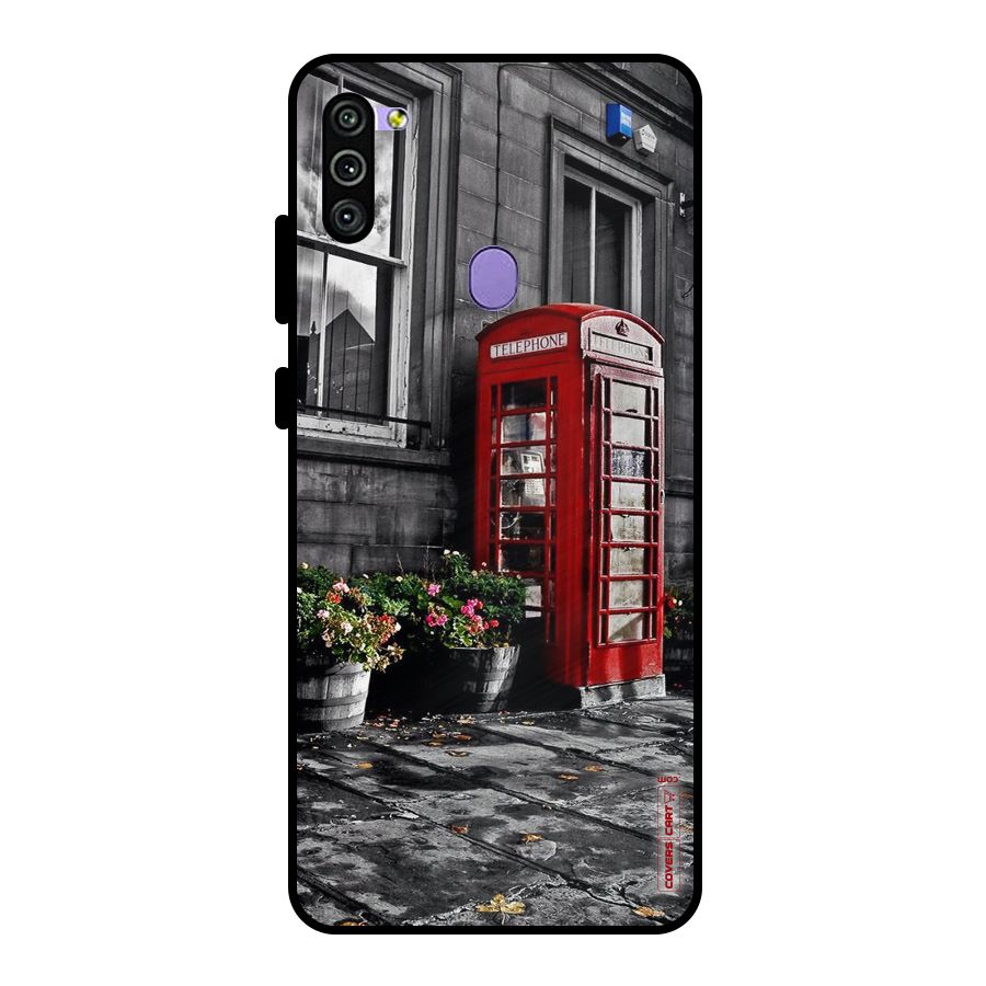 Flower And Booth Metal Back Case for Galaxy M11