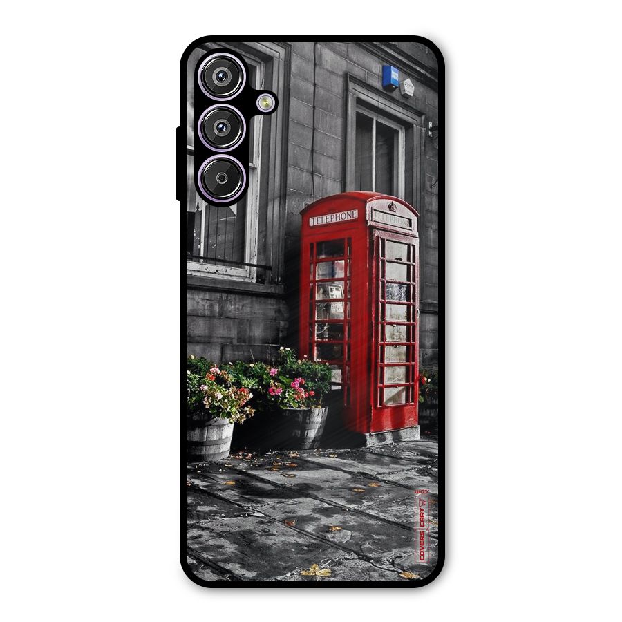 Flower And Booth Metal Back Case for Galaxy M15