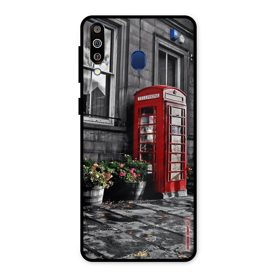 Flower And Booth Metal Back Case for Galaxy M30