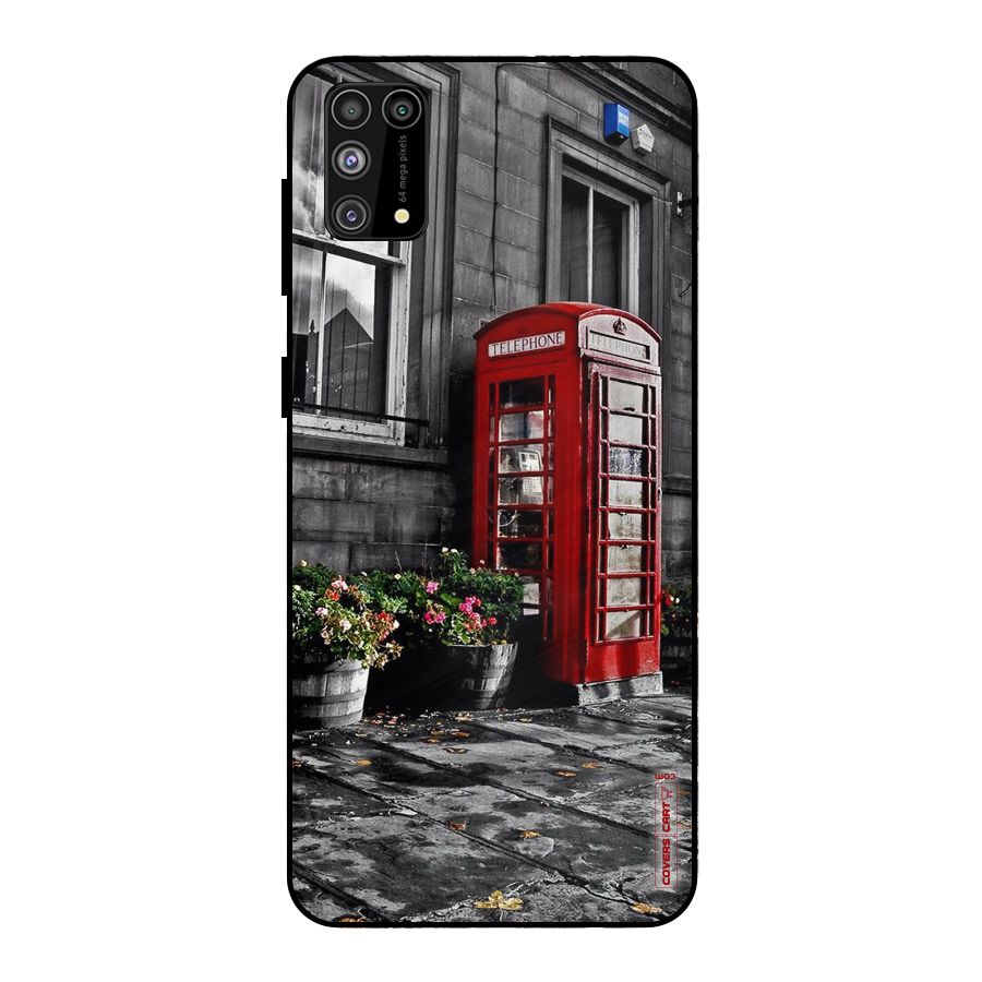 Flower And Booth Metal Back Case for Galaxy M31