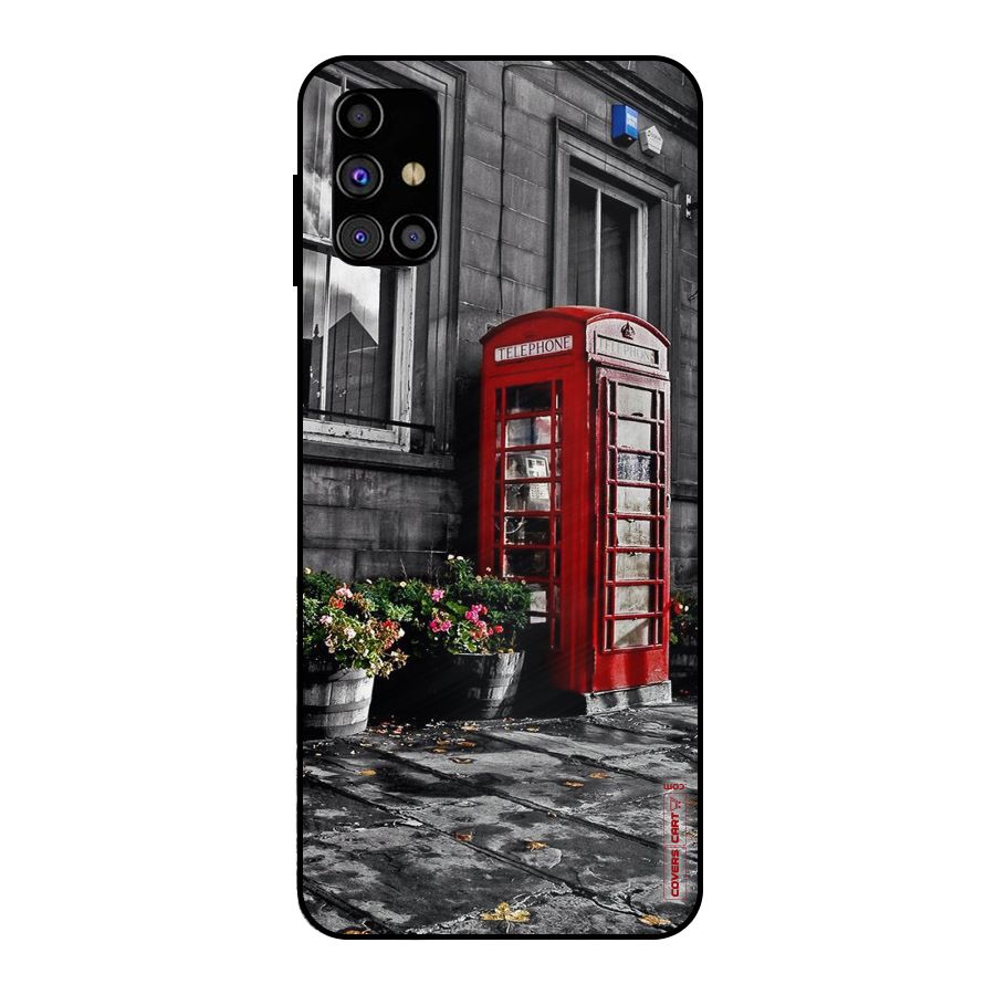 Flower And Booth Metal Back Case for Galaxy M31s