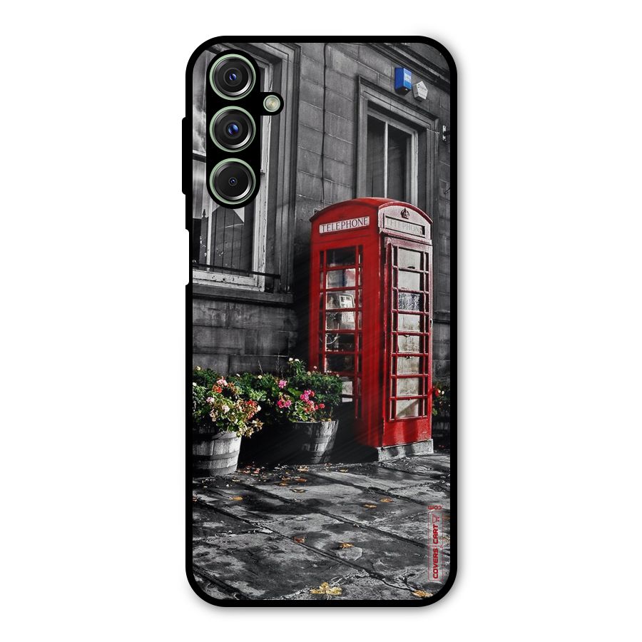 Flower And Booth Metal Back Case for Galaxy M34