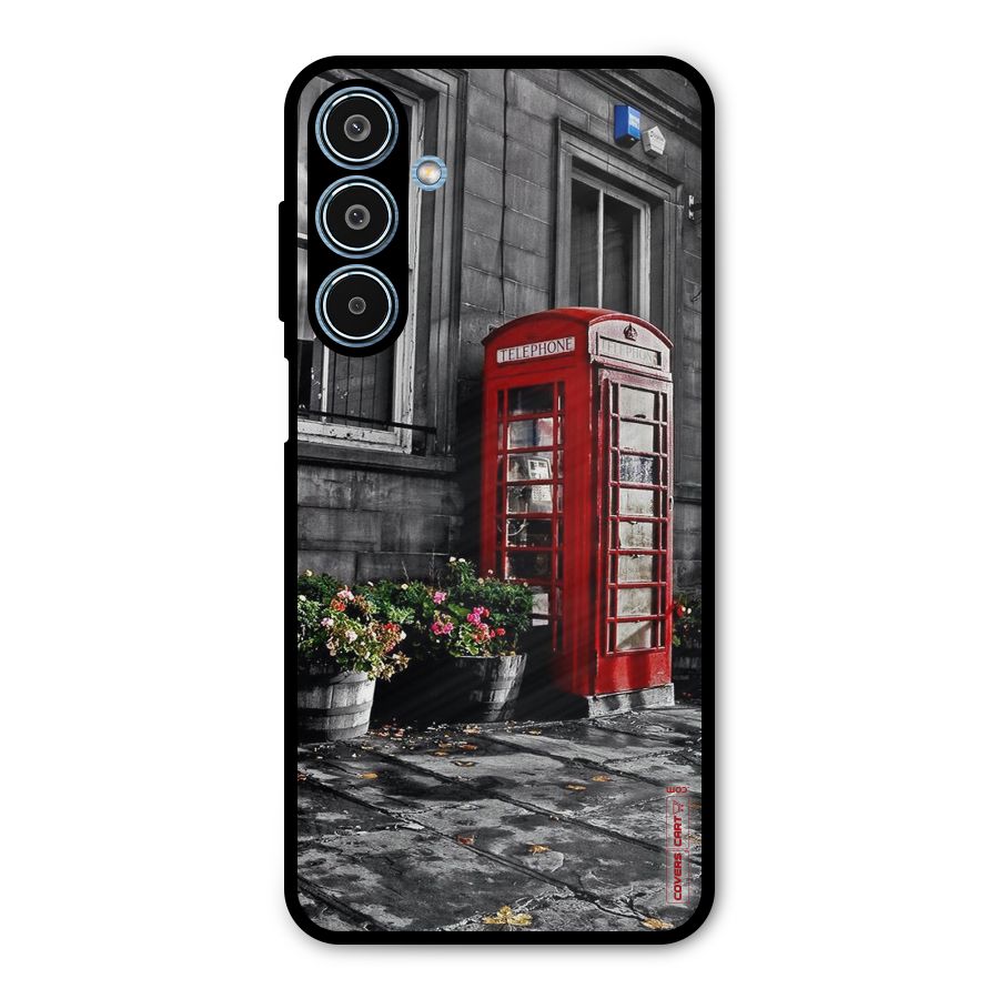 Flower And Booth Metal Back Case for Galaxy M35