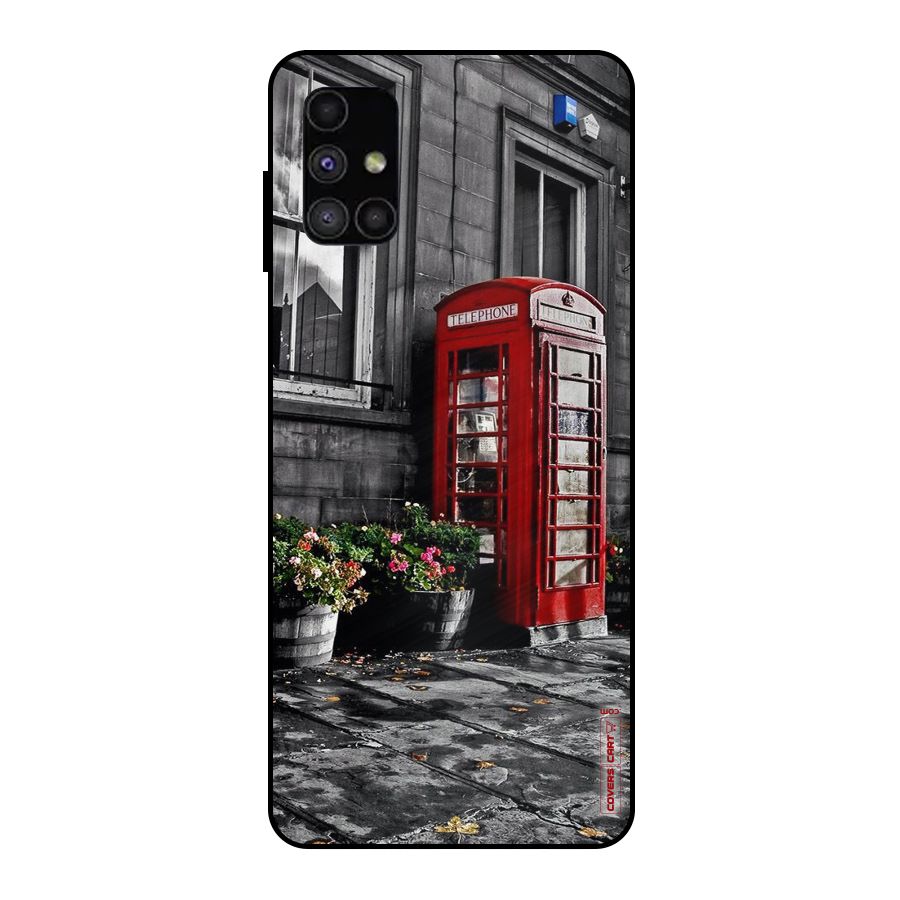 Flower And Booth Metal Back Case for Galaxy M51