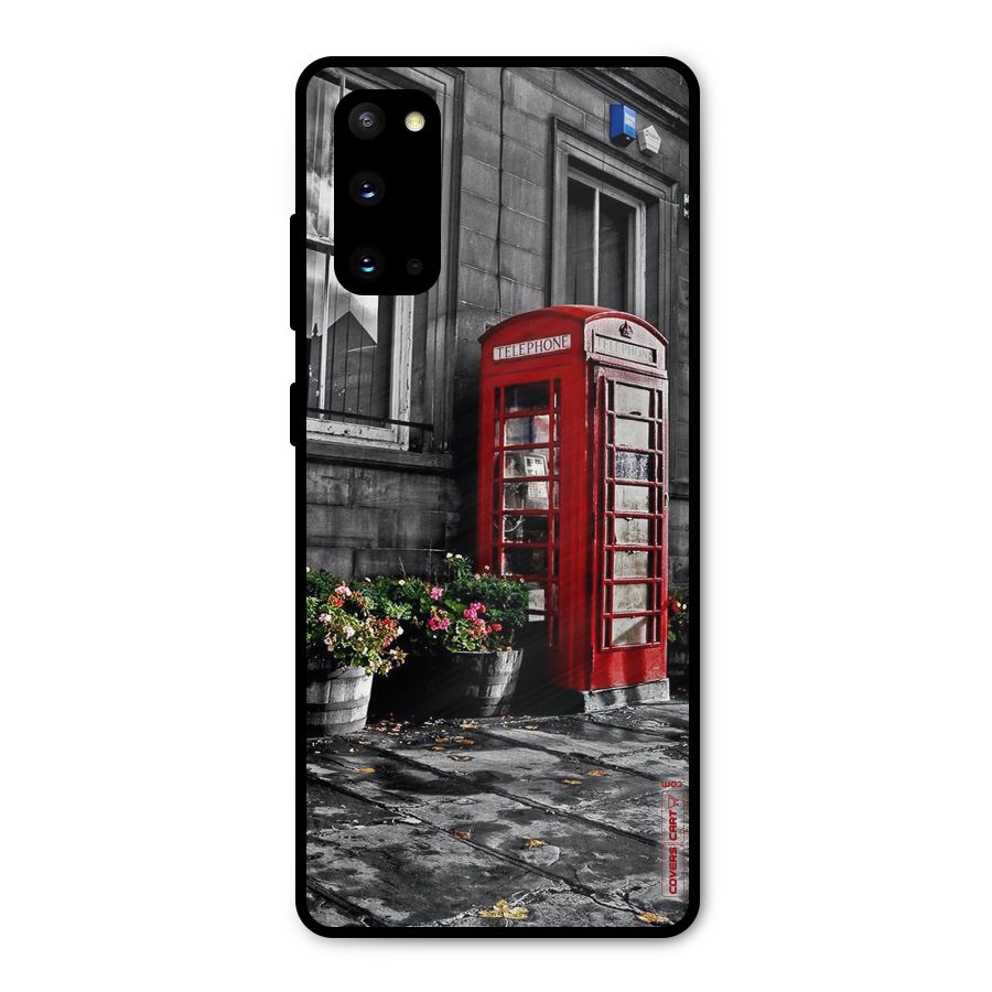 Flower And Booth Metal Back Case for Galaxy S20