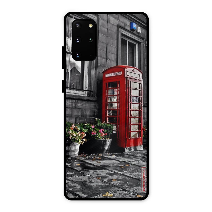 Flower And Booth Metal Back Case for Galaxy S20 Plus