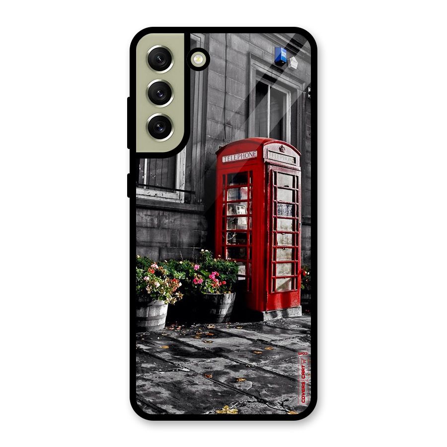 Flower And Booth Metal Back Case for Galaxy S21 FE 5G (2023)