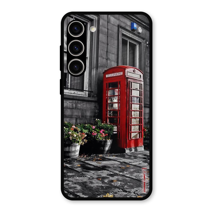 Flower And Booth Metal Back Case for Galaxy S23 Plus