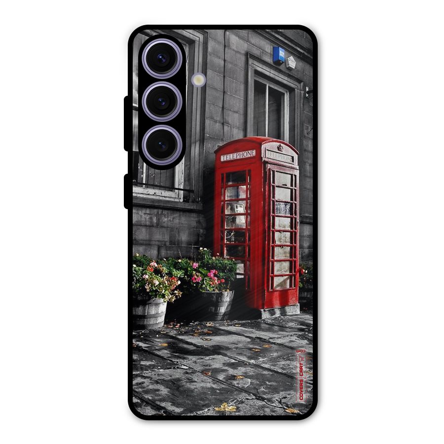 Flower And Booth Metal Back Case for Galaxy S24