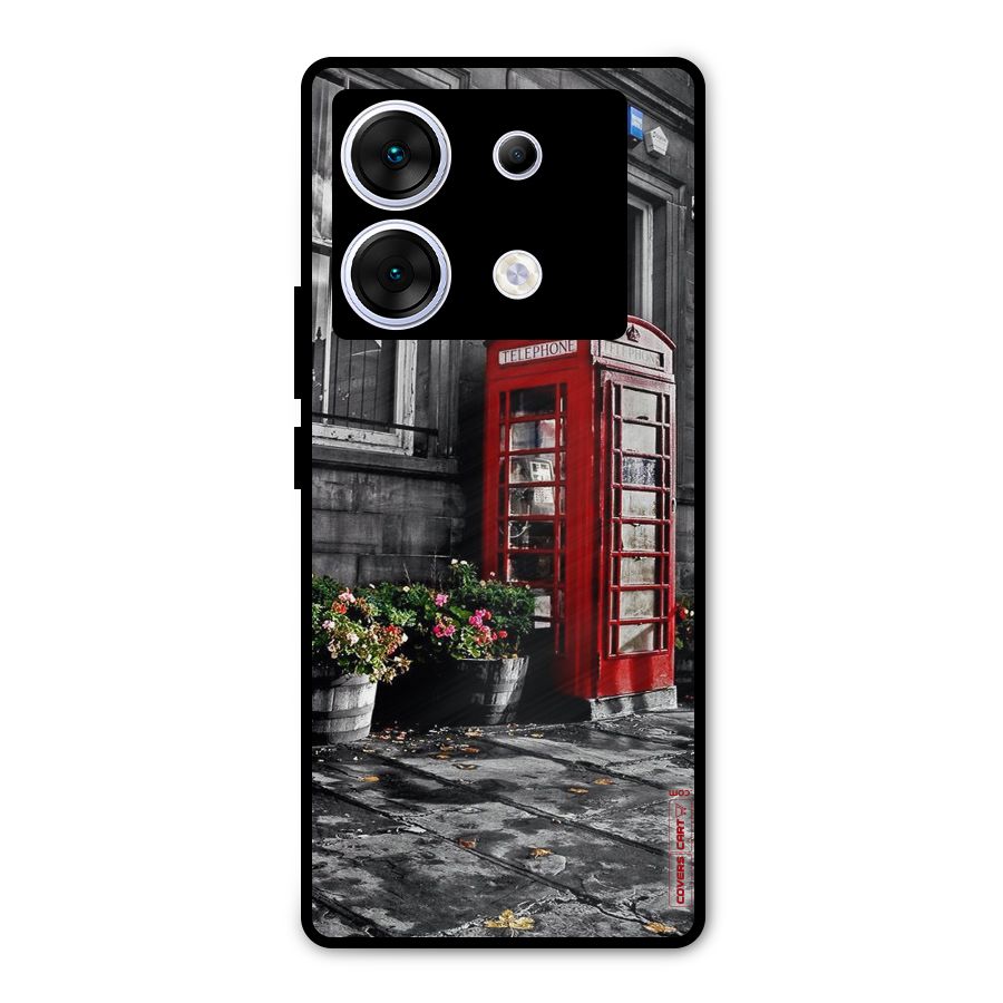 Flower And Booth Metal Back Case for Infinix Zero 30 5G