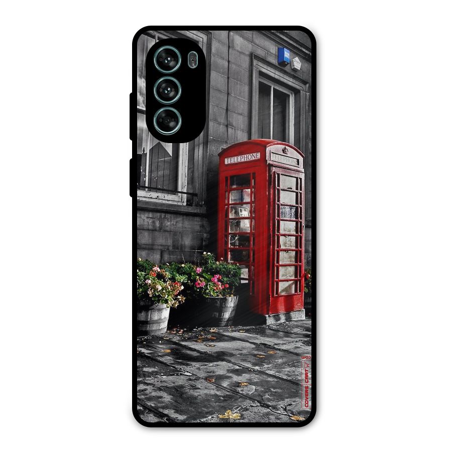 Flower And Booth Metal Back Case for Moto G62