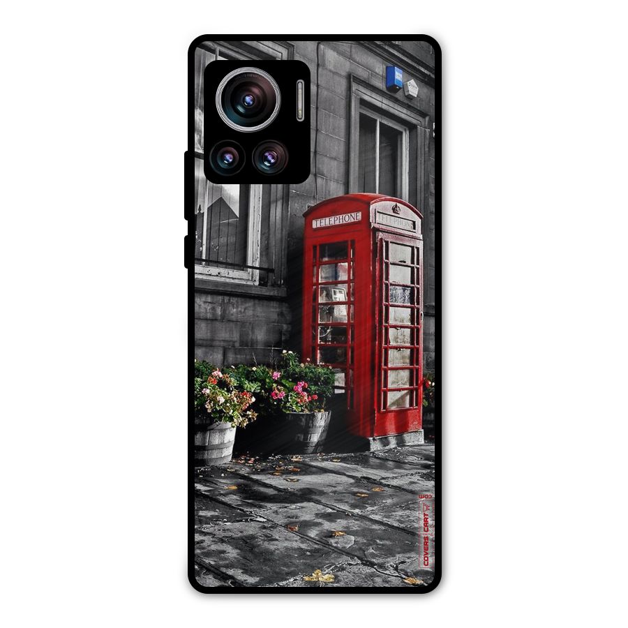 Flower And Booth Metal Back Case for Motorola Edge 30 Ultra