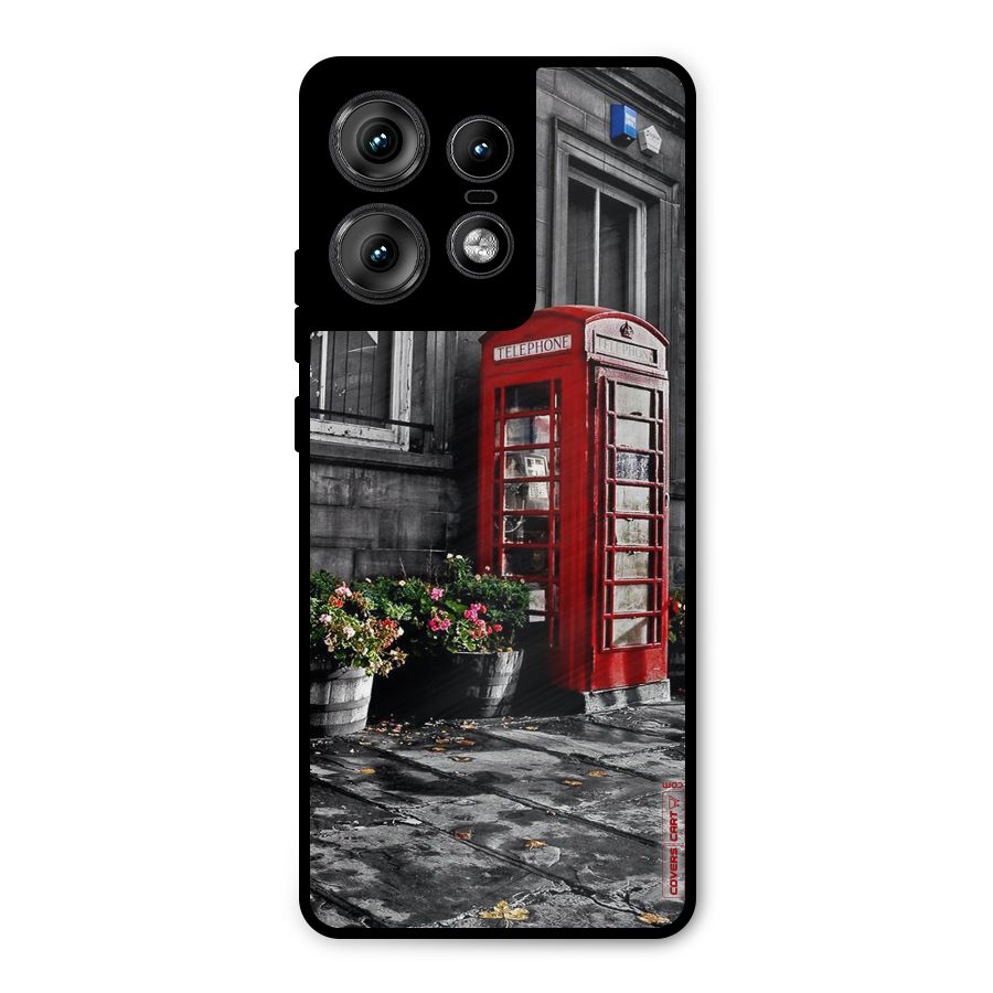 Flower And Booth Metal Back Case for Motorola Edge 50 Pro