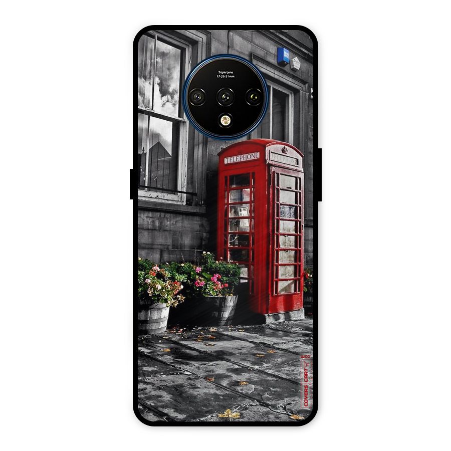 Flower And Booth Metal Back Case for OnePlus 7T