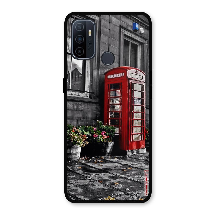 Flower And Booth Metal Back Case for Oppo A53