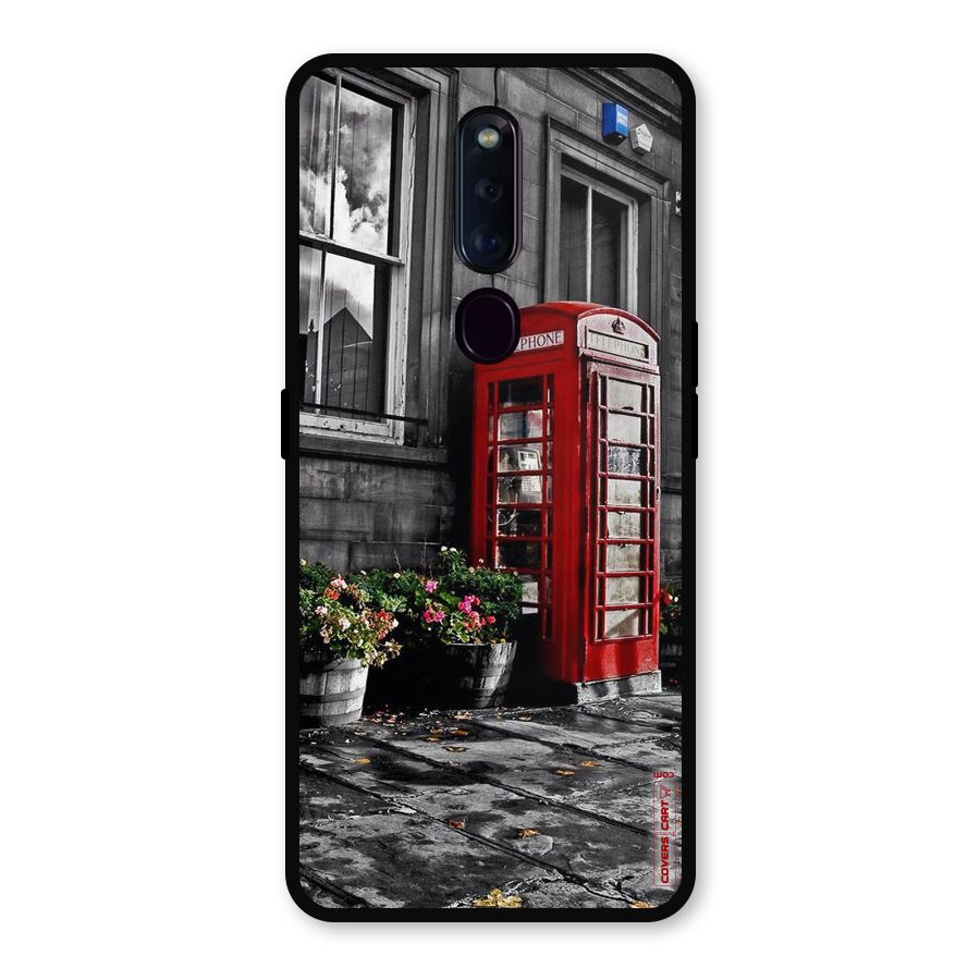 Flower And Booth Metal Back Case for Oppo F11 Pro