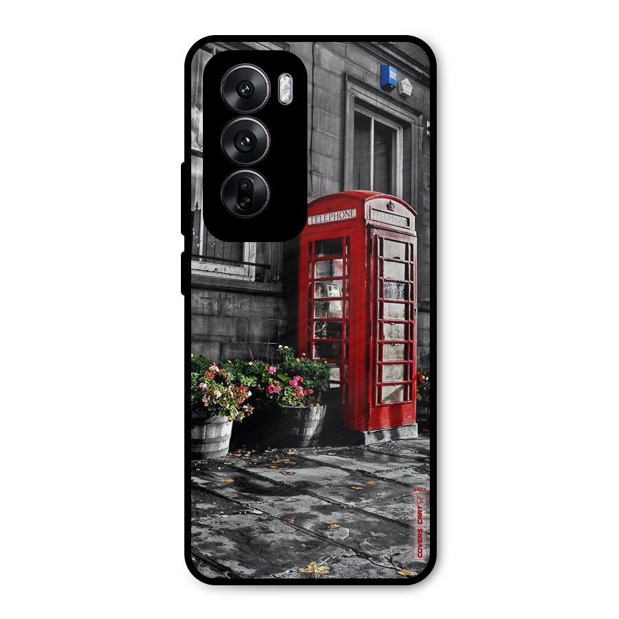 Flower And Booth Metal Back Case for Oppo Reno12