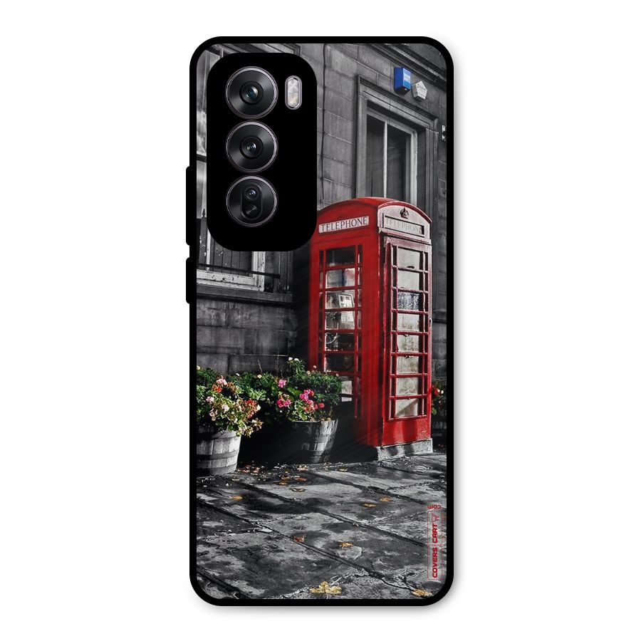 Flower And Booth Metal Back Case for Oppo Reno12 Pro