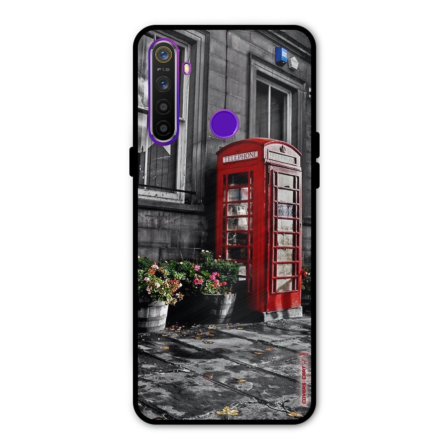 Flower And Booth Metal Back Case for Realme 5
