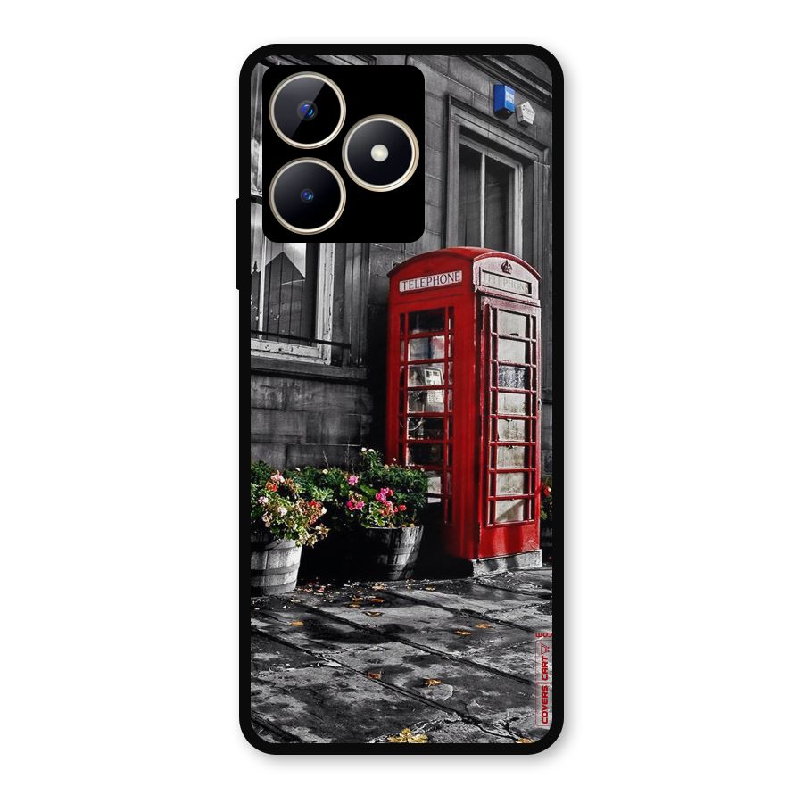 Flower And Booth Metal Back Case for Realme C53
