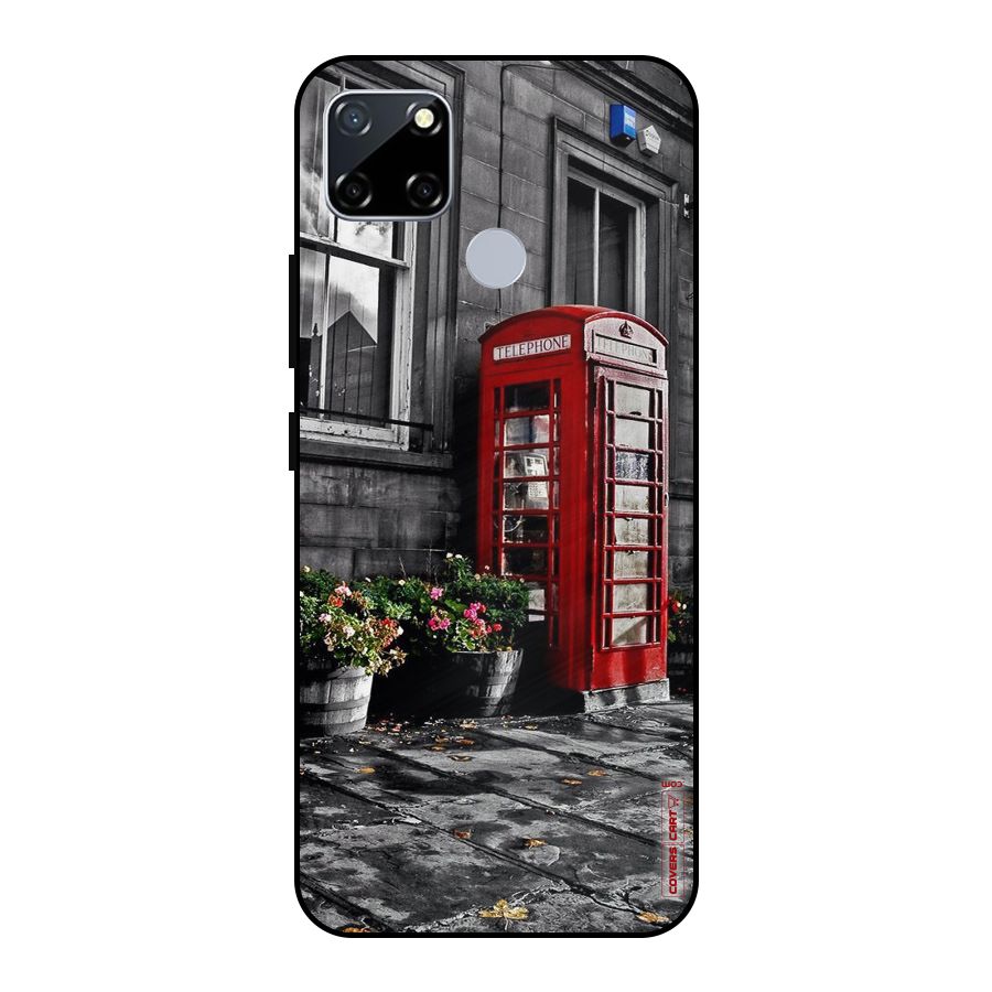 Flower And Booth Metal Back Case for Realme Narzo 30A