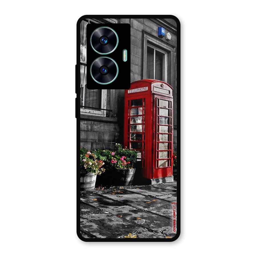Flower And Booth Metal Back Case for Realme Narzo N55