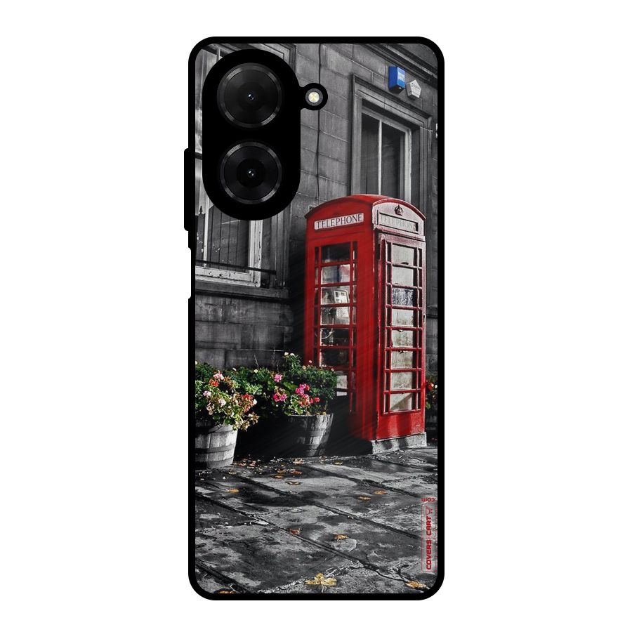 Flower And Booth Metal Back Case for Redmi A5 4G