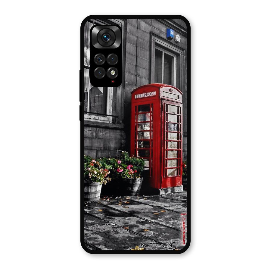 Flower And Booth Metal Back Case for Redmi Note 11s