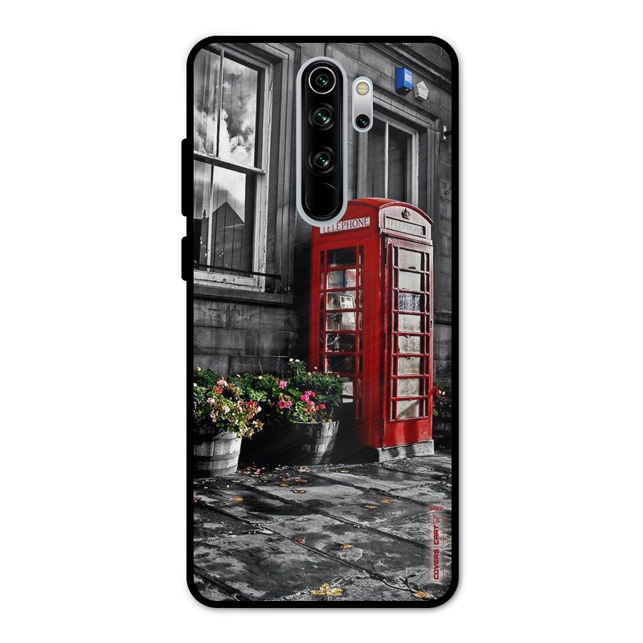 Flower And Booth Metal Back Case for Redmi Note 8 Pro