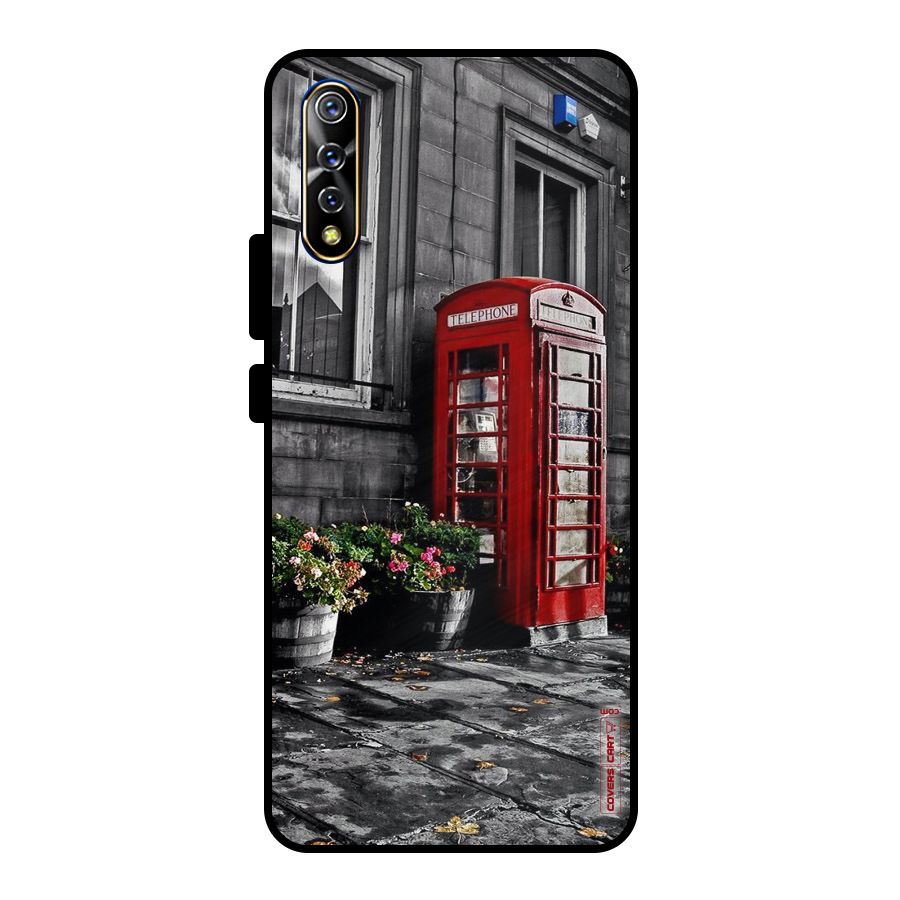 Flower And Booth Metal Back Case for Vivo S1
