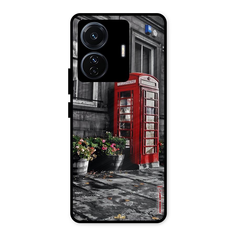 Flower And Booth Metal Back Case for Vivo T1 Pro