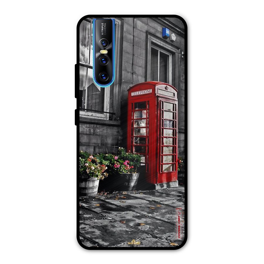 Flower And Booth Metal Back Case for Vivo V15 Pro
