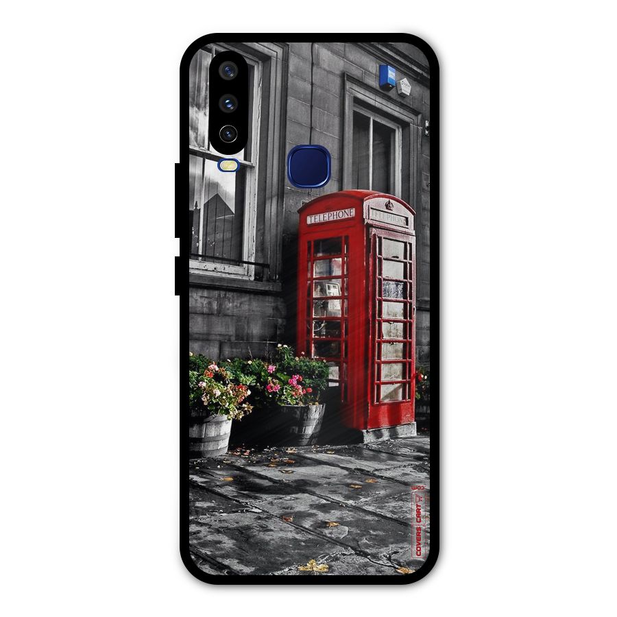 Flower And Booth Metal Back Case for Vivo V17