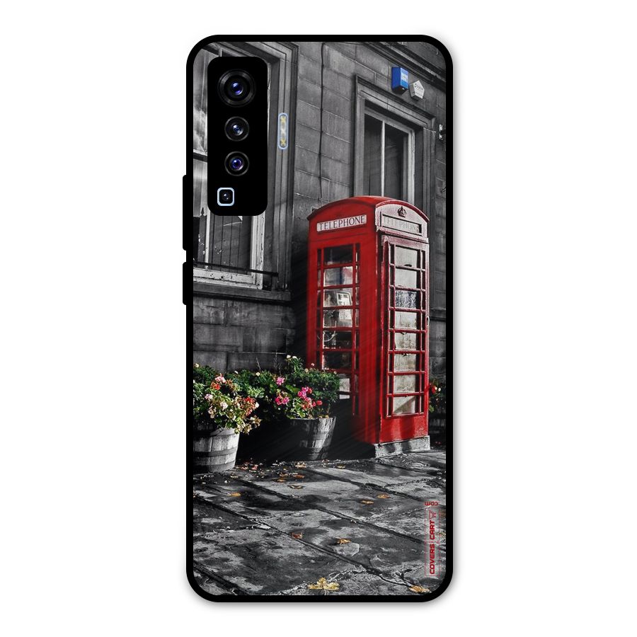 Flower And Booth Metal Back Case for Vivo X50