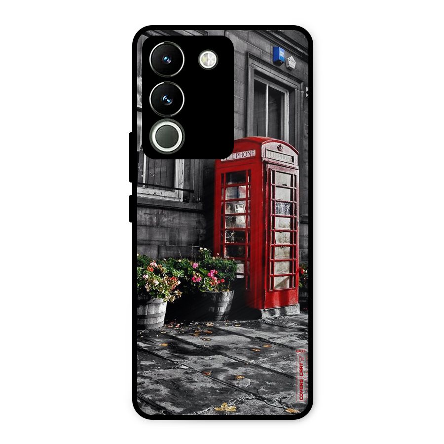 Flower And Booth Metal Back Case for Vivo Y200