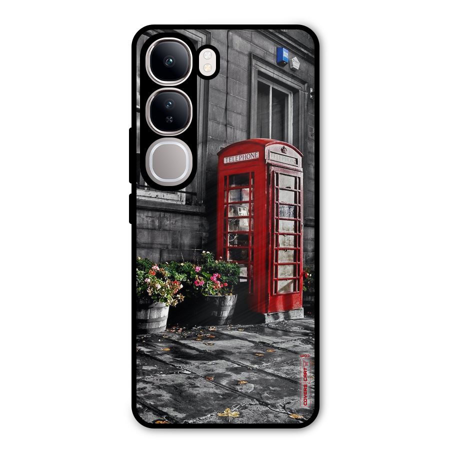 Flower And Booth Metal Back Case for Vivo Y300