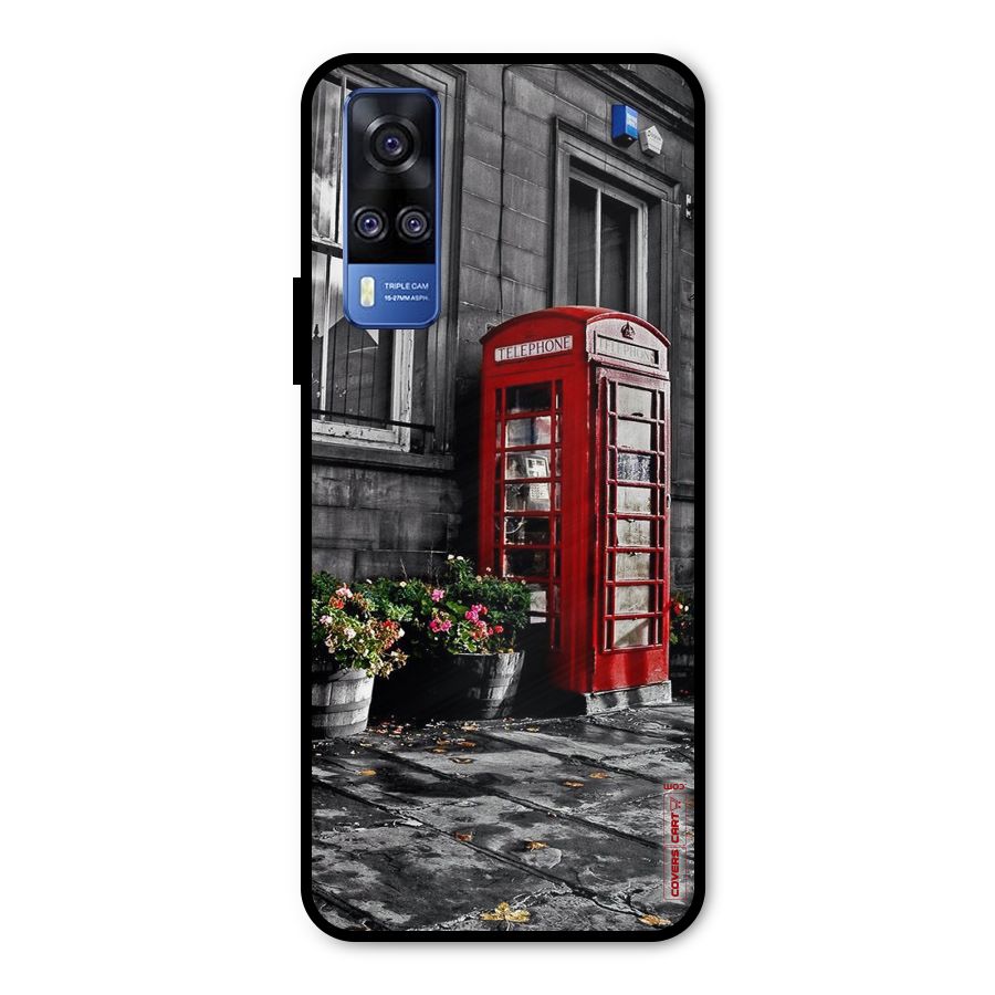 Flower And Booth Metal Back Case for Vivo Y31