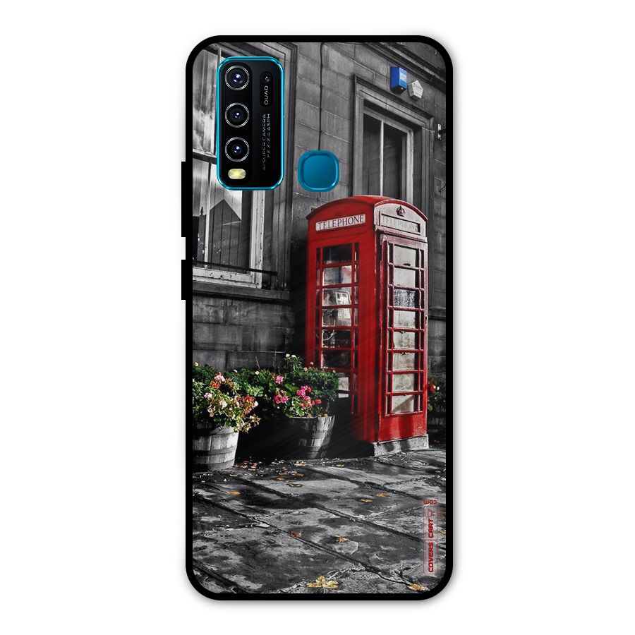 Flower And Booth Metal Back Case for Vivo Y50