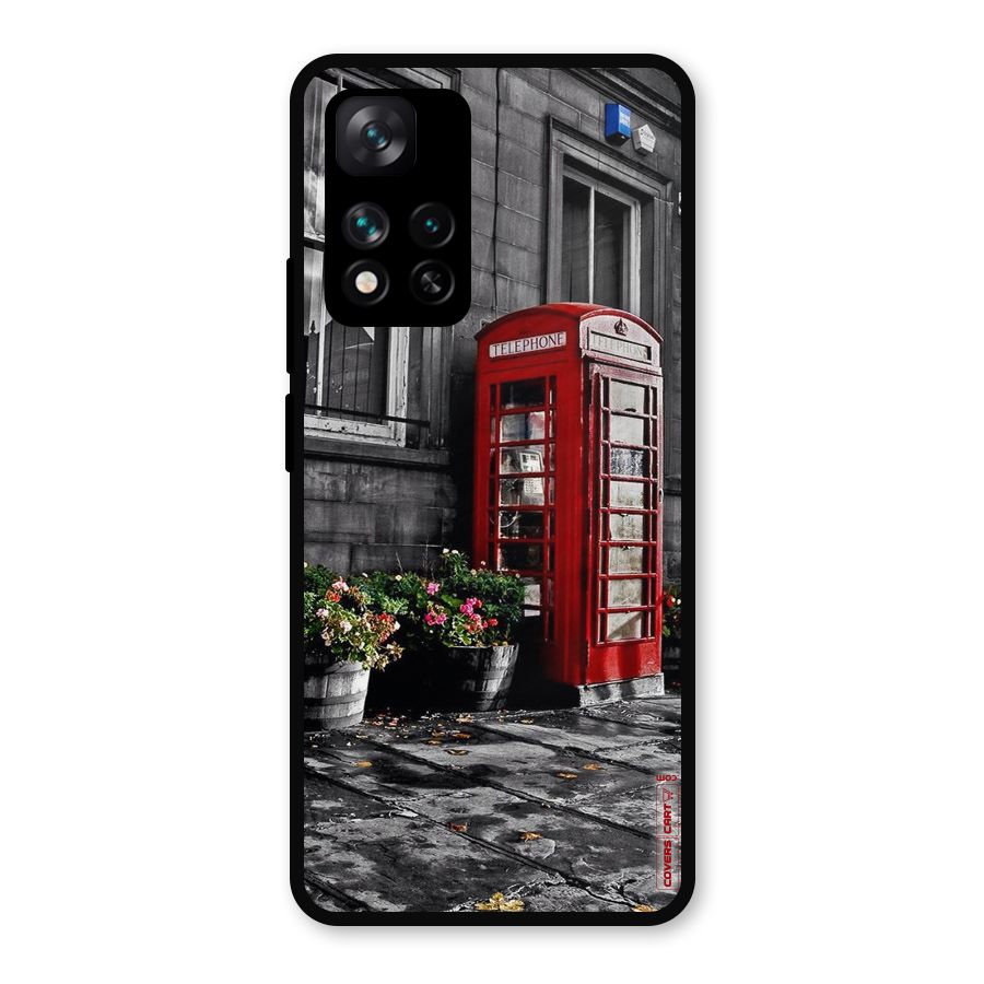 Flower And Booth Metal Back Case for Xiaomi 11i Hypercharge 5G