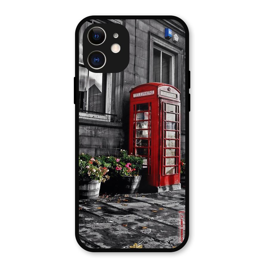 Flower And Booth Metal Back Case for iPhone 12