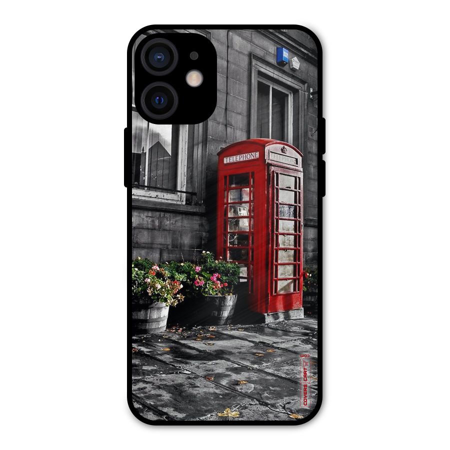 Flower And Booth Metal Back Case for iPhone 12 Mini