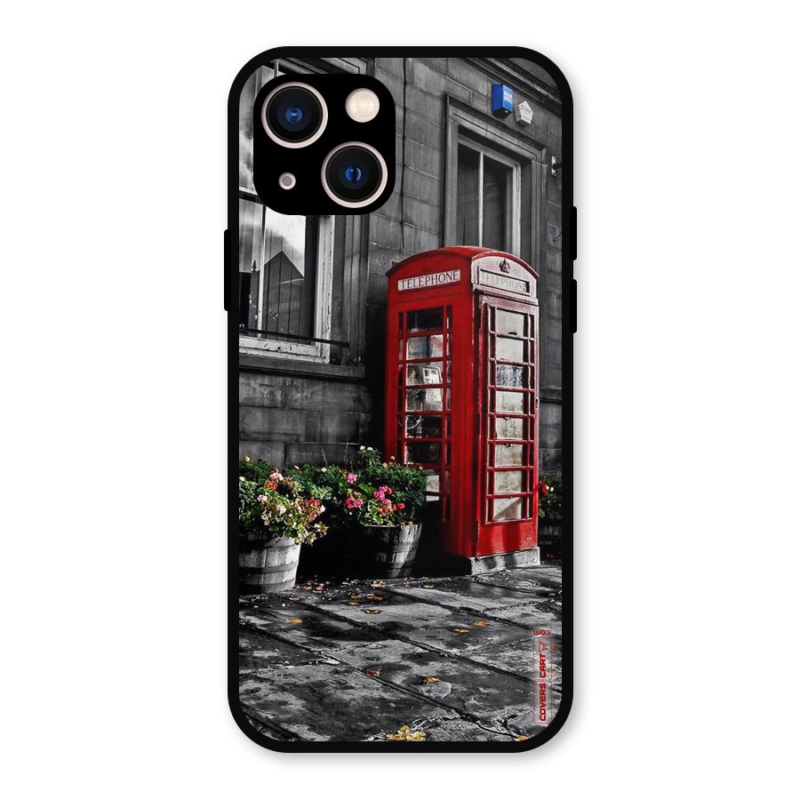 Flower And Booth Metal Back Case for iPhone 13