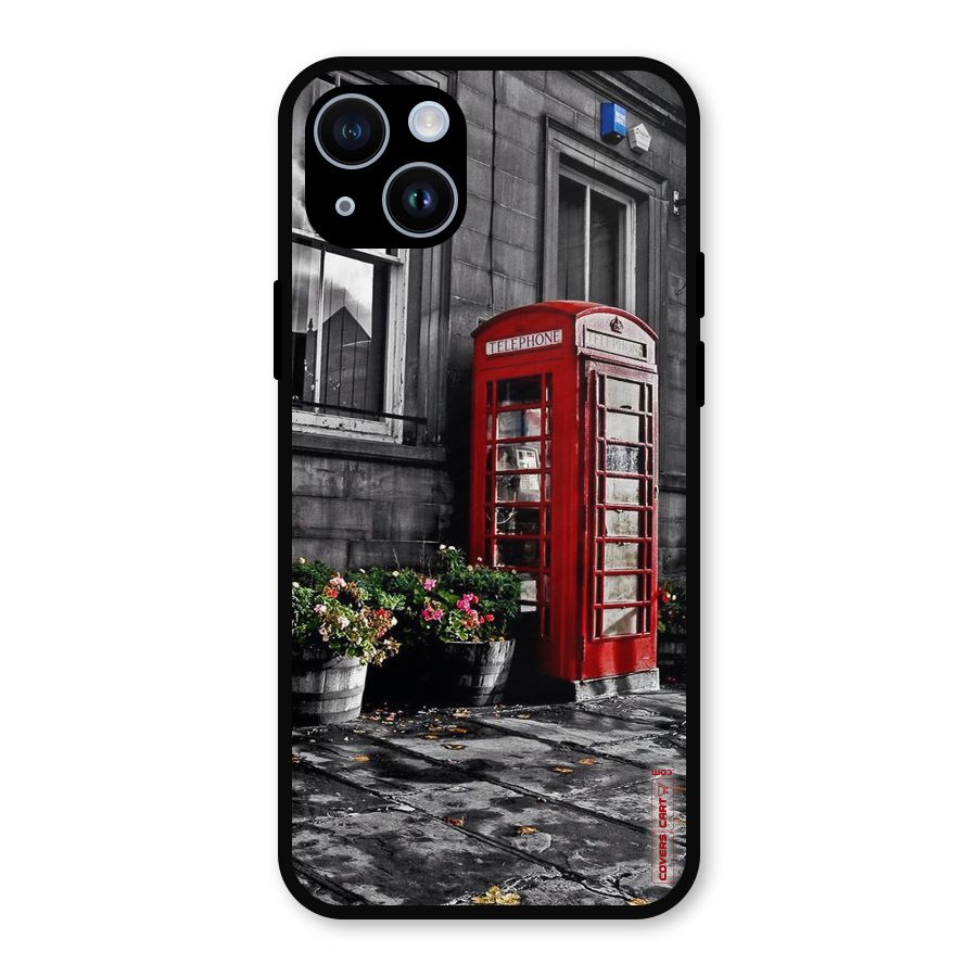 Flower And Booth Metal Back Case for iPhone 14
